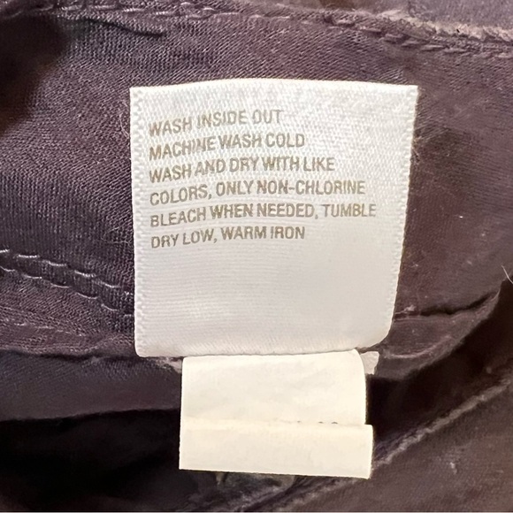 NWT Old Navy Y2K Brown Linen Low Rise Cargo Utility Capri Women’s Pants Sz 10 - Picture 7 of 11